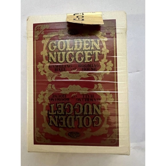 Golden Nugget Playing Cards Type 3 And 4 Black, Red , Green 70s-80s Casino Poker - Picture 12 of 16
